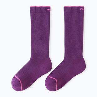 Șosete pentru copii Reima Urheilu plum purple
