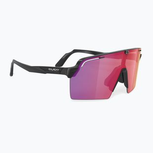 Ochelari de soare Rudy Project Spinshield Pro black gloss/multilaser red