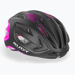 Cască de bicicletă Rudy Project Egos black/pink fluo matte