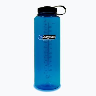 Sticlă turistică Nalgene Wide Mouth Silo Sustain 1400 ml albastru/cap negru