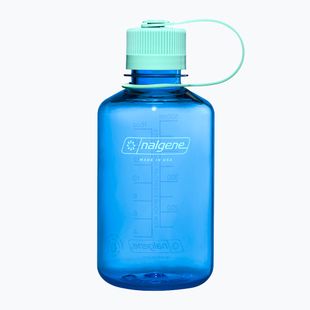 Sticlă turistică Nalgene Narrow Mouth Sustain 500 ml albastru albăstrele