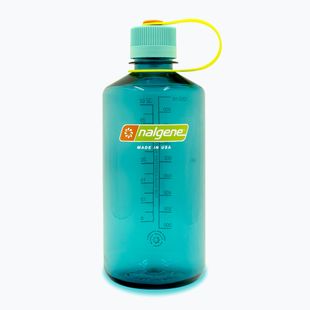 Sticlă turistică Nalgene Narrow Mouth Sustain 1000 ml cerulean