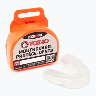 Protecție de maxilar pentru copii  Rival Fox40 Grippguard Mouthguard clear