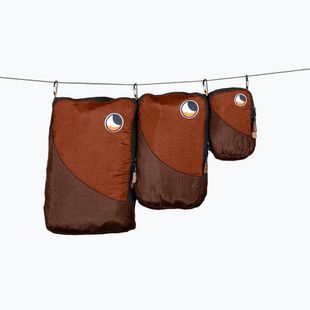 Set de organizatoare Ticket To The Moon Travel Cube Set 3 pcs. chocolate/cooper