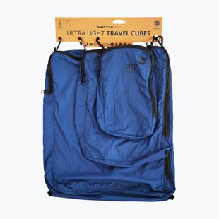 Set de organizatoare Ticket To The Moon Travel Cube Set 3 pcs. lightest blue/blue