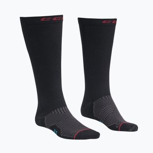 Șosete de hochei CCM Compression Knee black/red