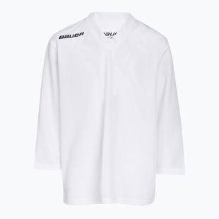 Longsleeve de hochei pentru copii Bauer Flex Practice Jersey Jr white