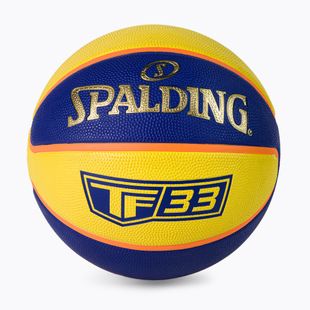 Spalding TF-33 Baschet oficial de culoare galbenă 84352Z