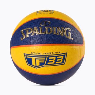 Minge de baschet Spalding TF-33 Gold galben-albastră 76862Z mărime 6