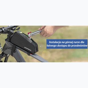 Geantă de bicicletă pentru cadru Rockbros 301800450001 Bike Tube Bag black
