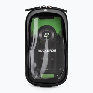 Geantă de bicicletă pentru cadru Rockbros 010-4BK Bike Front Bag black