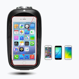 Geantă de bicicletă pentru cadru Rockbros 010-4BK Bike Front Bag black