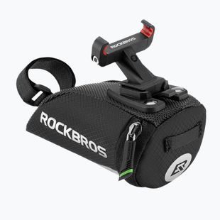 Geantă de bicicletă sub șa Rockbros C28BK Bike Saddle Bag black