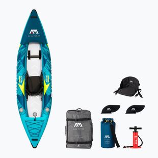 Caiac gonflabil 1 persoană 10'3″ AquaMarina Versatile/Whitewater Kayak albastru Steam-312