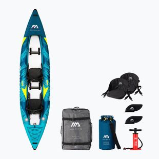 Caiac gonflabil 2 persoane 13'6″ AquaMarina Versatile/ Whitewater Kayak albastru Steam-412