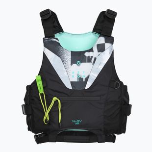 Vestă de siguranță pentru bărbați Aztron N-SV 3.0 Nylon puzzle grey/mint