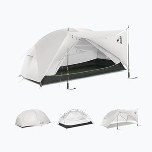 Cort de trekking 2-persoane Naturehike Mongar Pro 2 20D light grey