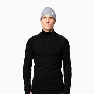 Bluză termoactivă pentru bărbați Devold Expedition Merino 235 Zip Neck black