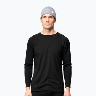 Bluză termoactivă pentru bărbați Devold Duo Active Merino 205 black