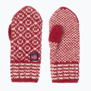 Mănuși Devold Svalbard Wool Mitten hindberry/offwhite