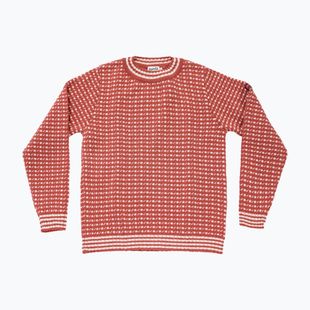 Pulover Devold Islender Refined marsala/offwhite