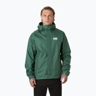 Jachetă de ploaie pentru bărbați Helly Hansen Seven J jungle green