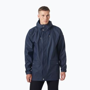 Palton de ploaie pentru bărbați Helly Hansen Moss Rain Coat navy