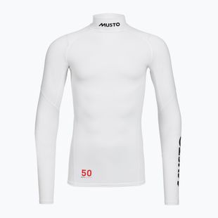 Bluză cu mânecă lungă pentru înot bărbați Musto Championship Rash Guard white