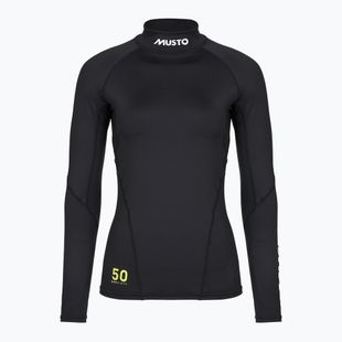 Bluză cu mânecă lungă pentru înot damă Musto Championship Rash Guard black