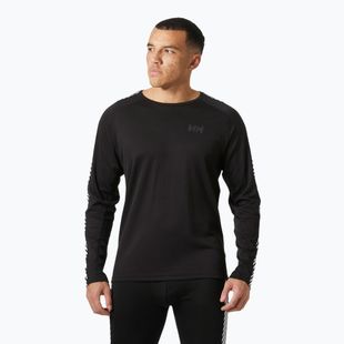 Longsleeve termoactiv pentru bărbați Helly Hansen Lifa Active Stripe Crew black