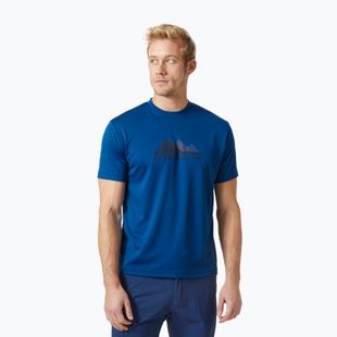 Tricou de trekking pentru bărbați Helly Hansen HH Tech Graphic 606 albastru 63088