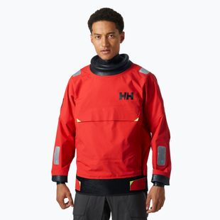 Jacheta de navigatie pentru bărbați Helly Hansen Aegir Race Light Smock 2.0 alertă roșu
