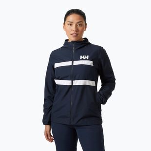 Jachetă de navigație pentru femei Helly Hansen Salt Stripe Windbreaker navy
