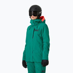 Geacă de schi pentru femei Helly Hansen Powshot emerald