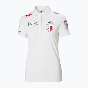 Tricou polo pentru femei Helly Hansen Crew Tech Polo white