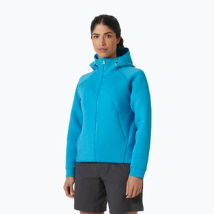 Bluză pentru femei Helly Hansen HP Ocean Full Zip Jacket 2.0 cyan