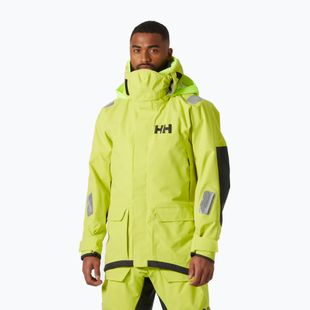 Geacă de navigație pentru bărbați Helly Hansen Skagen Pro cyber lime