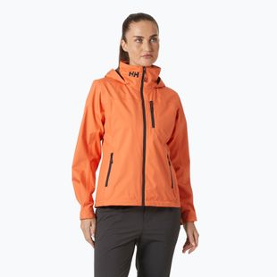 Geacă de navigație pentru femei Helly Hansen Crew Hooded 2.0 bonfire