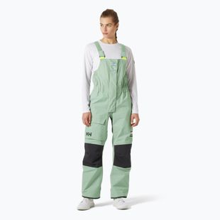 Pantaloni de navigație pentru femei Helly Hansen Pier 4.0 Bib eucalyptus