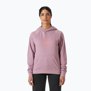 Hanorac pentru femei Helly Hansen Core Graphic Hoodie purple clay