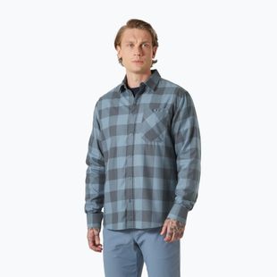 Cămașă pentru bărbați Helly Hansen Aker Flannel LS jungle green buffalo plaid