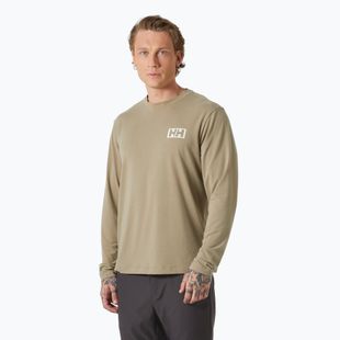 Longsleeve pentru bărbați Helly Hansen Skog Graphic pebble
