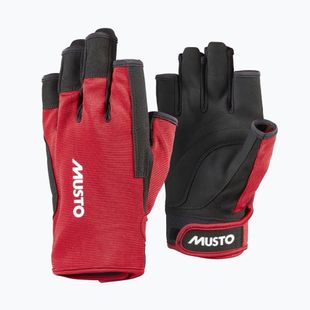 Mănuși de navigație Musto Essential Sailing Short Finger 2.0 true red