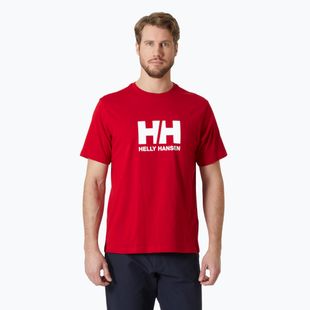 Tricou pentru bărbați Helly Hansen Logo 3.0 red