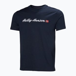 Tricou pentru bărbați Helly Hansen Core Graphic T 2.0 navy
