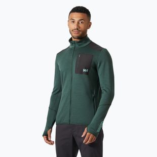 Bluză de trekking pentru bărbați Helly Hansen Lifa Merino Midlayer jungle green
