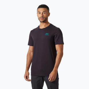 Tricou pentru bărbați Helly Hansen Nord Graphic black grape