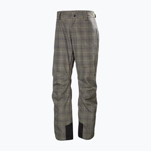 Pantaloni de schi pentru bărbați Helly Hansen Legendary Insulated pebble broxburn plaid aop