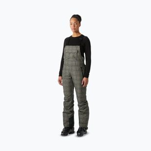 Pantaloni de schi pentru femei Helly Hansen Legendary Insulated Bib pebble broxburn plaid aop