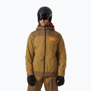 Geacă de schi pentru bărbați Helly Hansen Powdreamer 2.0 sepia